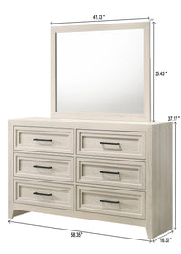 LORRAINE B6600K-5P (6-Piece Bedroom Set)