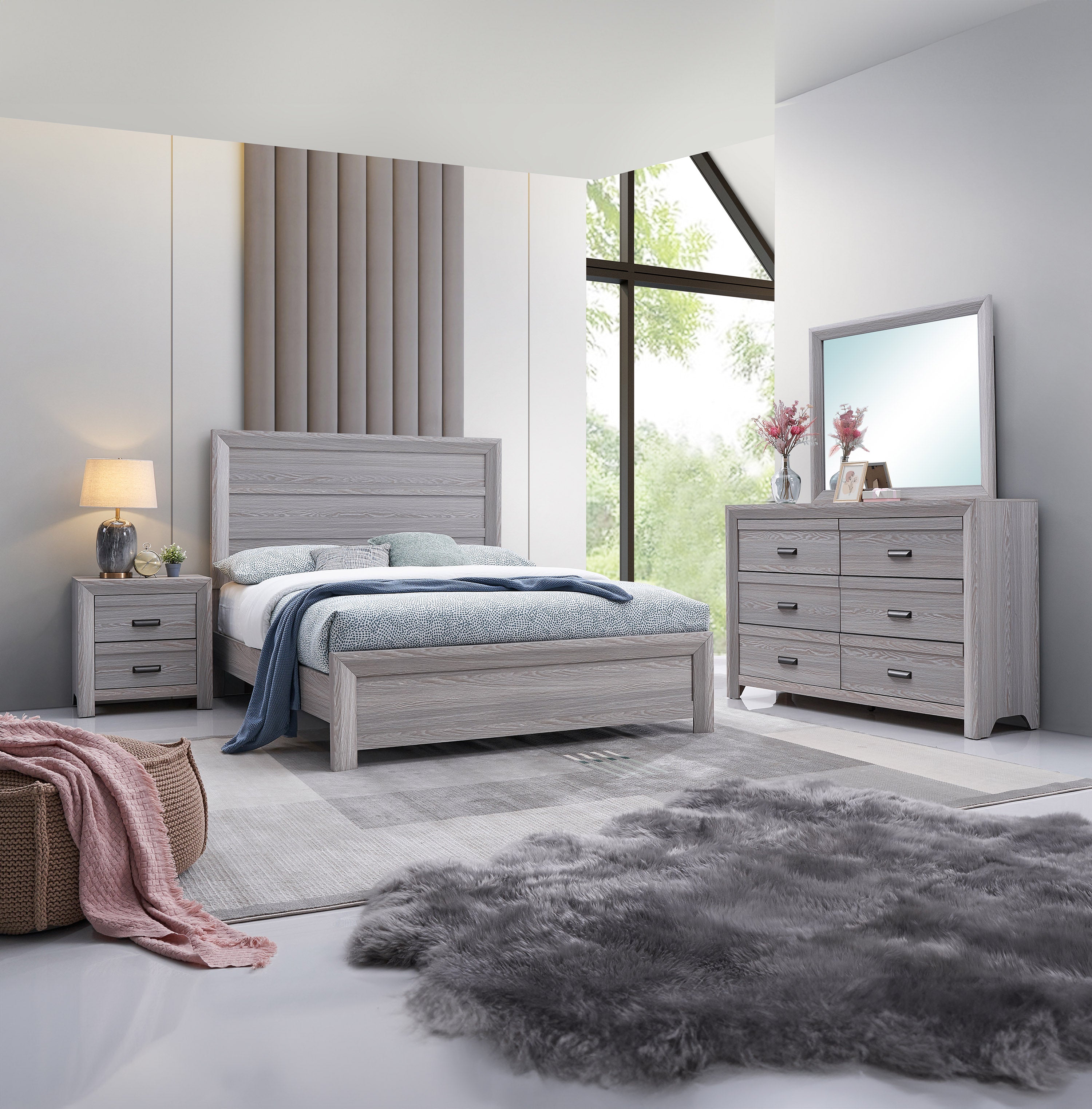 ADELAIDE B6710T-5P (6-Piece Bedroom Set)