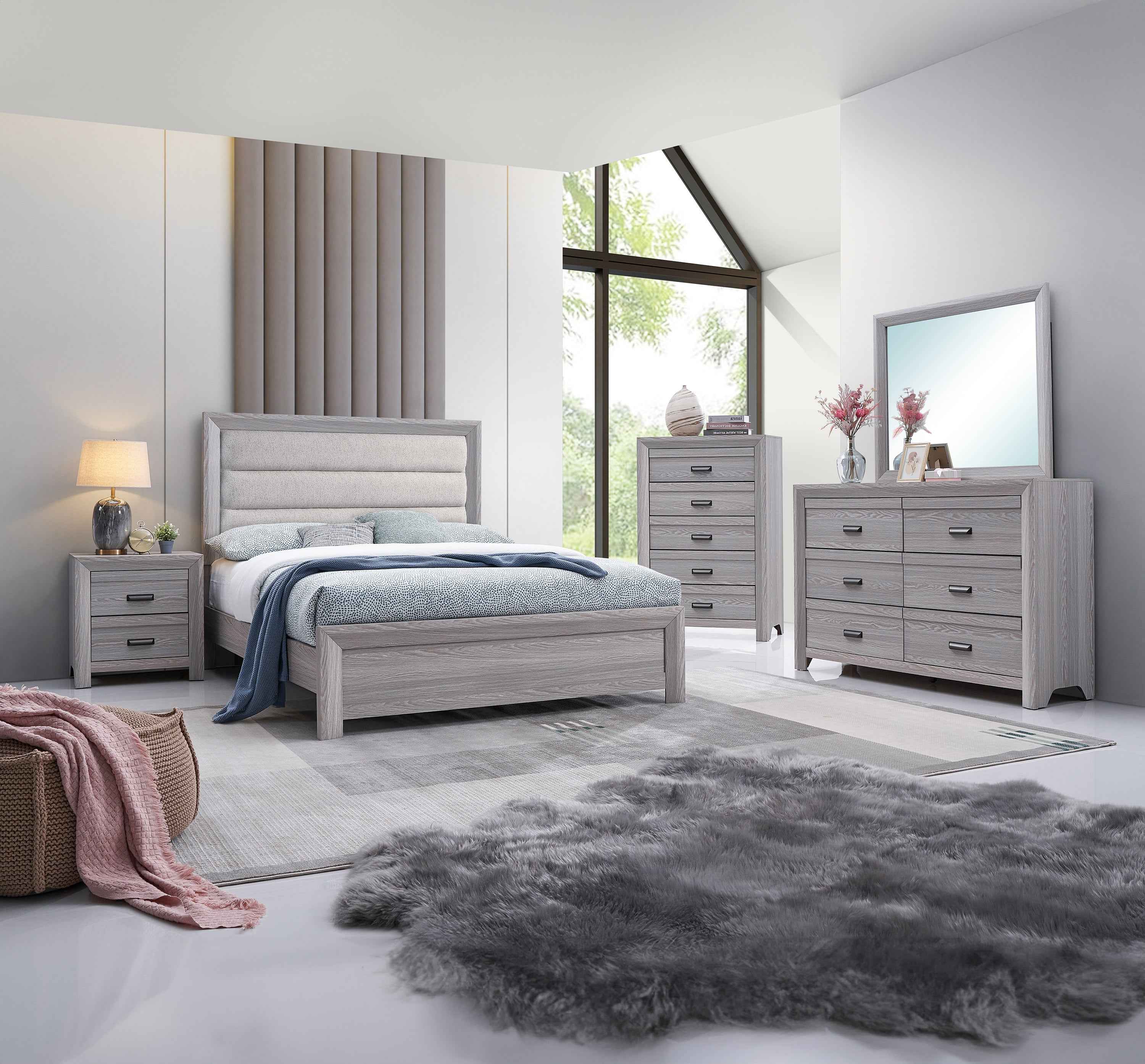 ADELAIDE B6712Q-5P (6-Piece Bedroom Set)