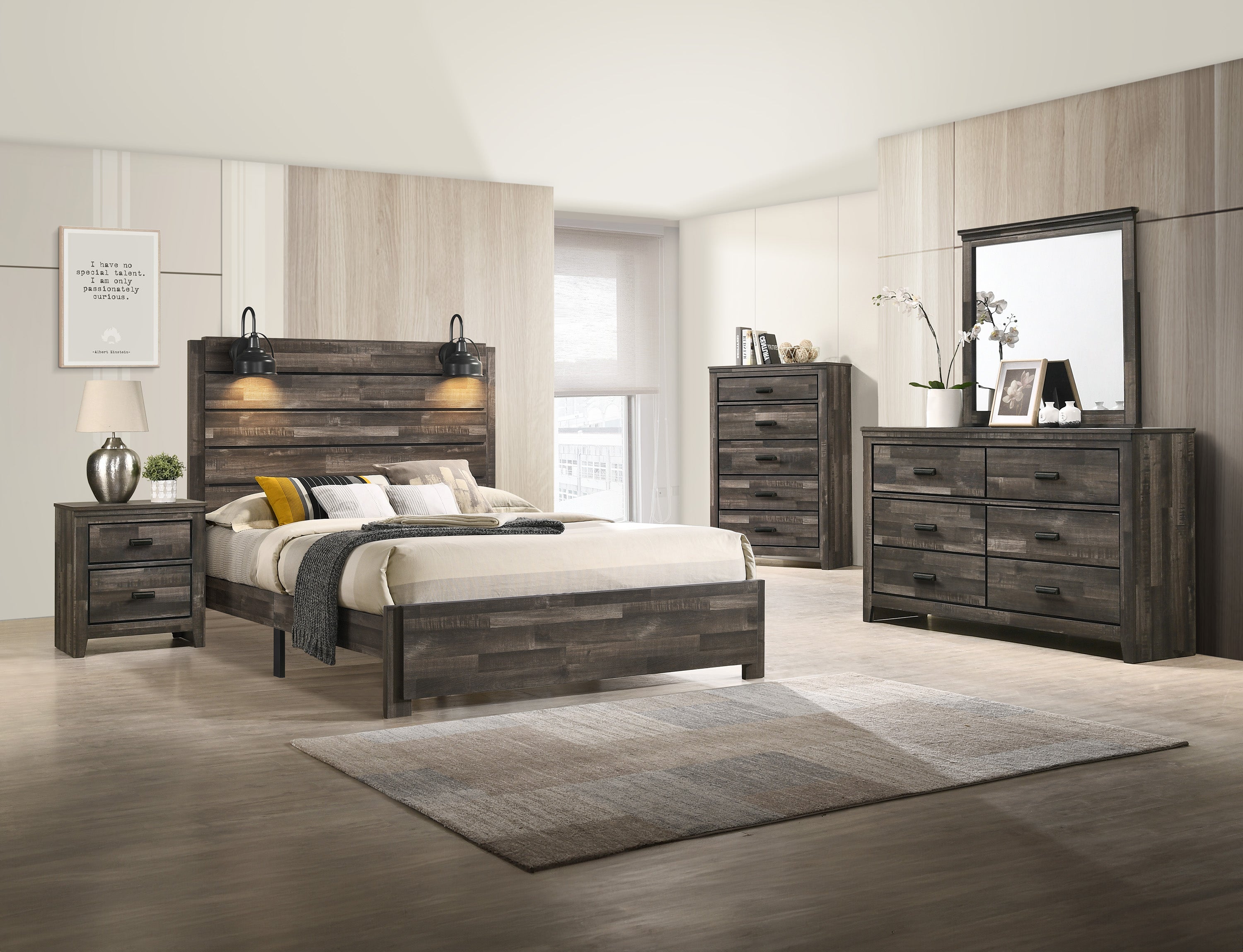 CARTER B6800K-4P (4-Piece Bedroom Set)