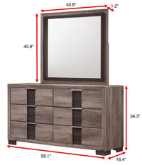 RANGLEY B6830K-4P (6-Piece Bedroom Set)