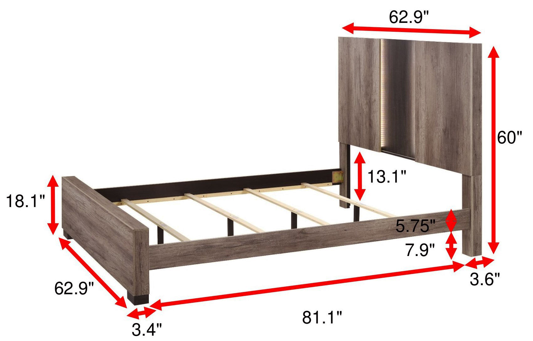 RANGLEY B6830K-4P (6-Piece Bedroom Set)