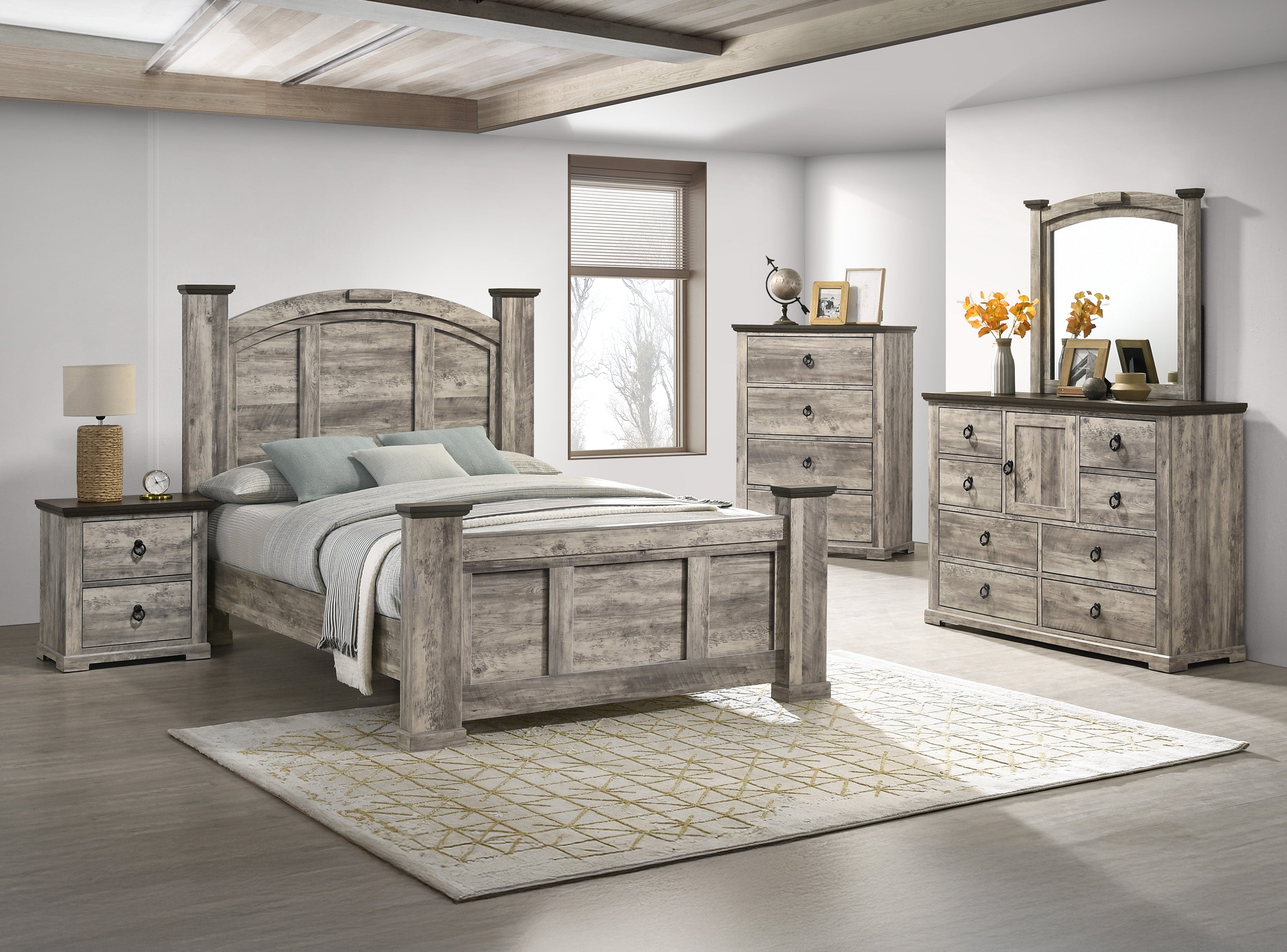 ELLA-MAE B6840Q-4P (6-Piece Bedroom Set)