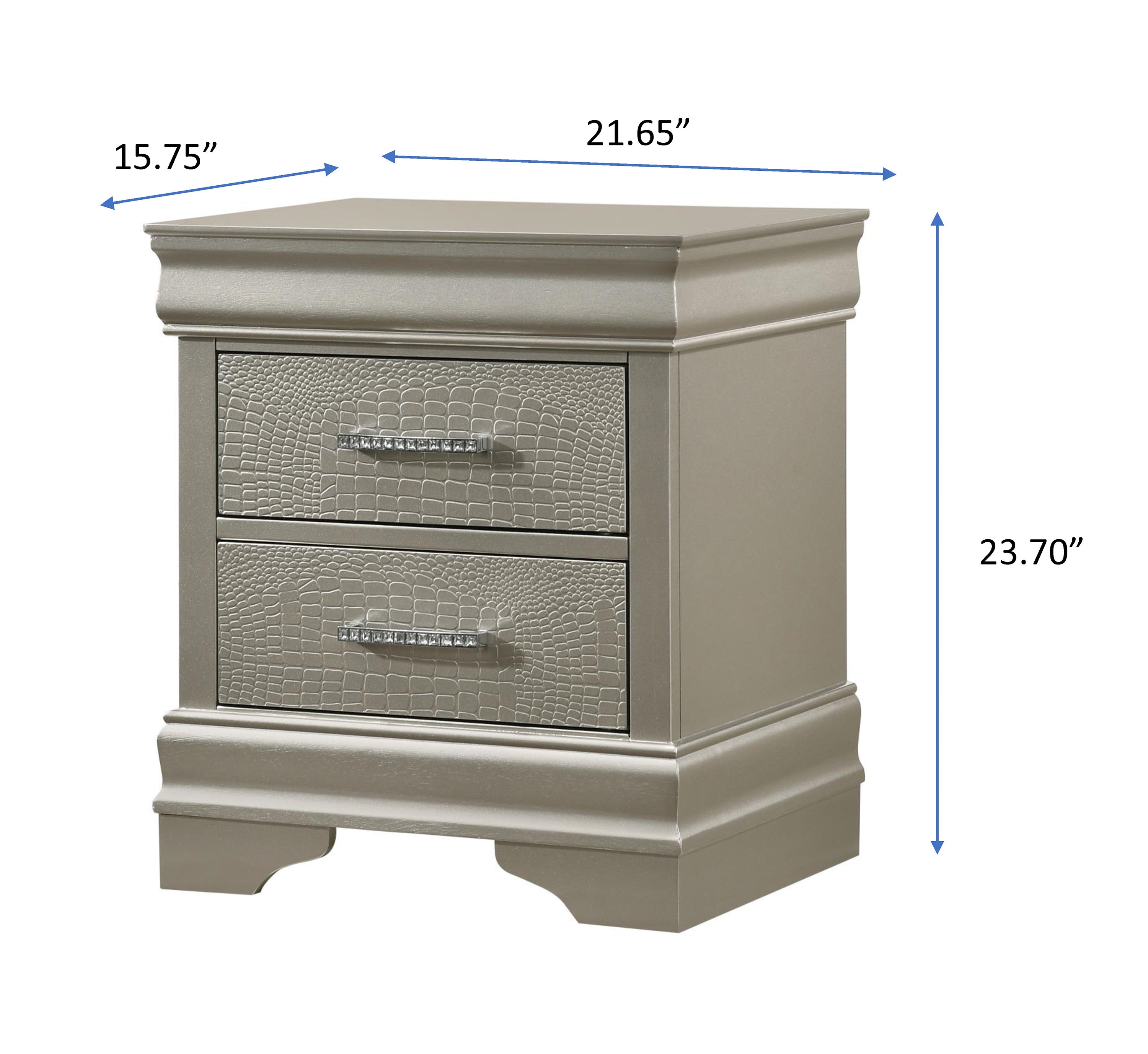 AMALIA B6910F-5P (6-Piece Bedroom Set)