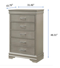 AMALIA B6910T-5P (6-Piece Bedroom Set)