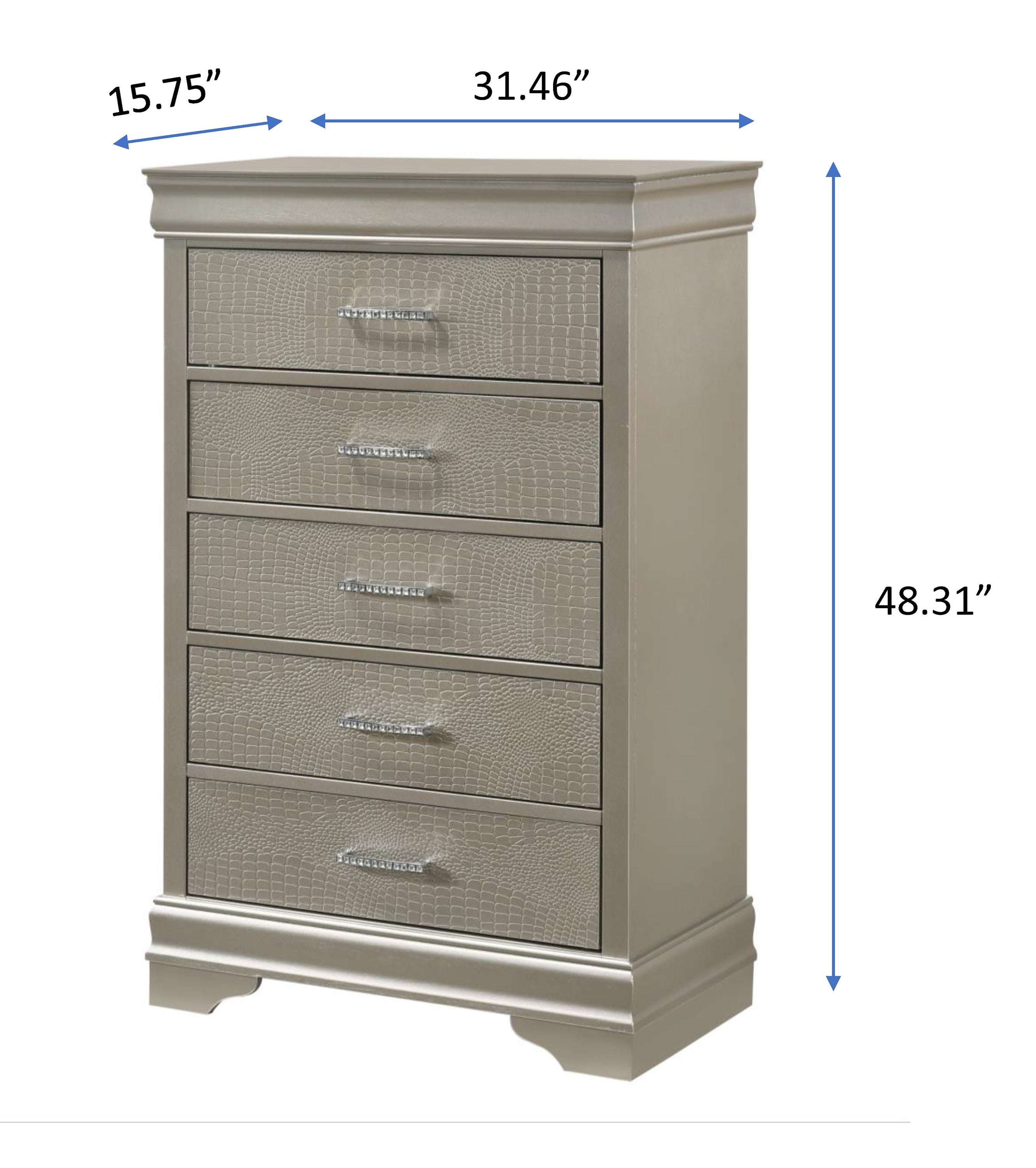 AMALIA B6910T-5P (6-Piece Bedroom Set)