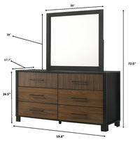 NEMY B6950-DM (2-Piece Bedroom Set)