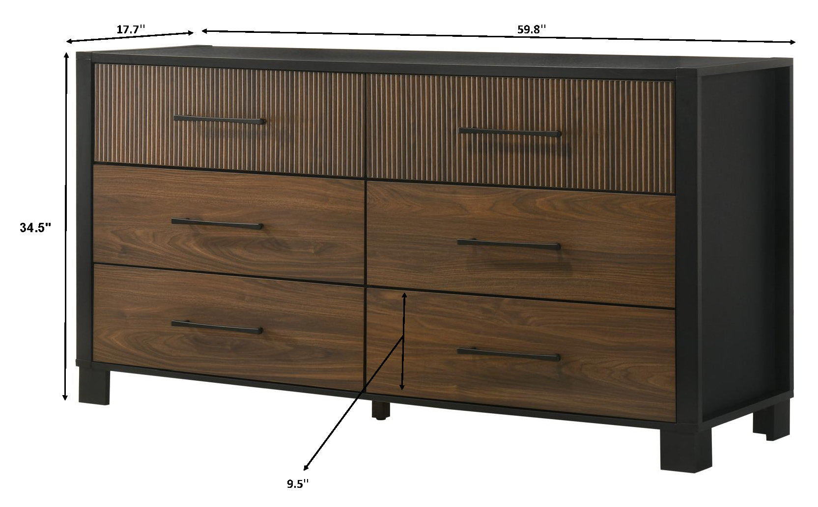NEMY B6950-DM (2-Piece Bedroom Set)