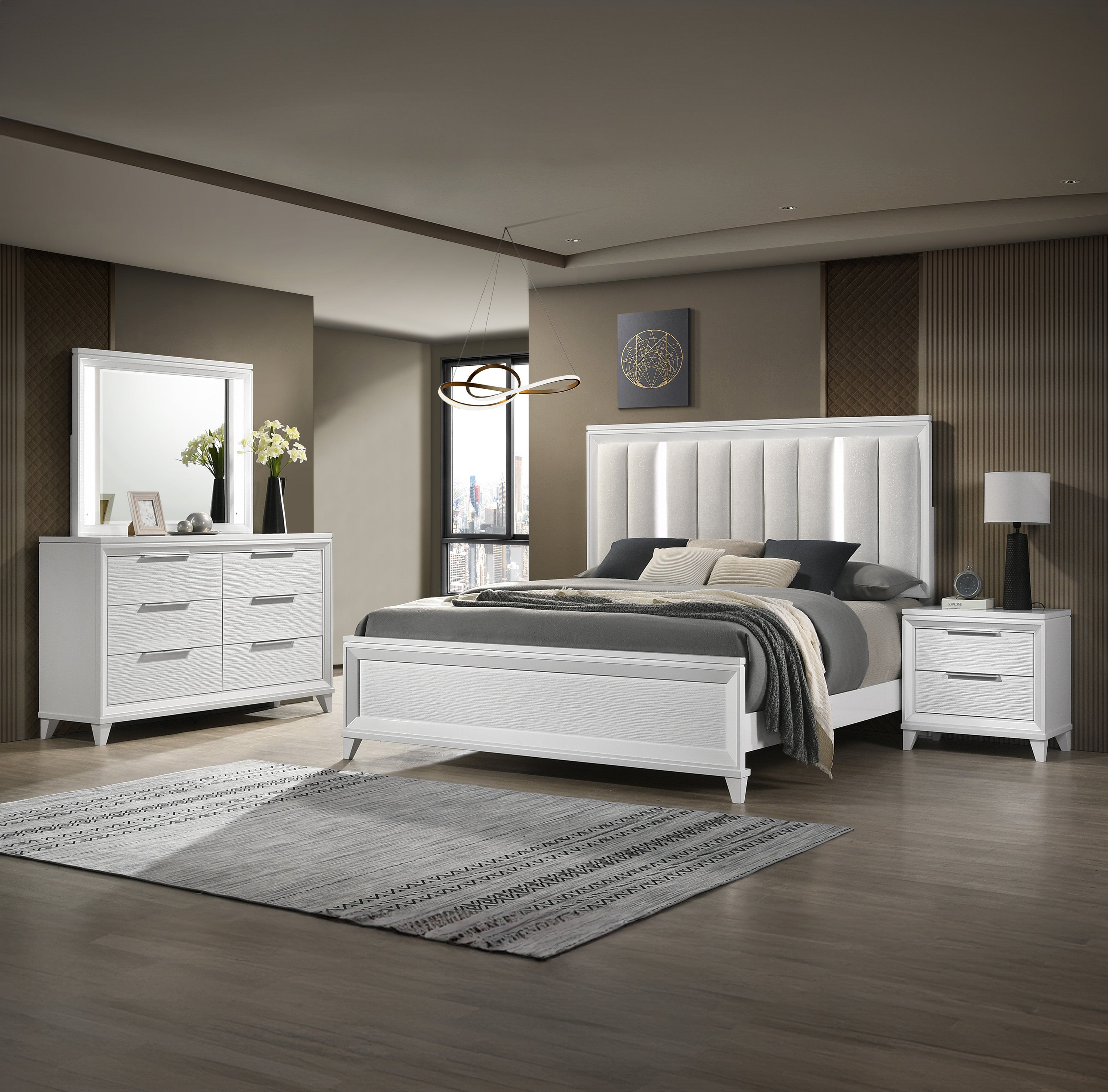 CRESSIDA SETB7300 (9-Piece Bedroom Set)