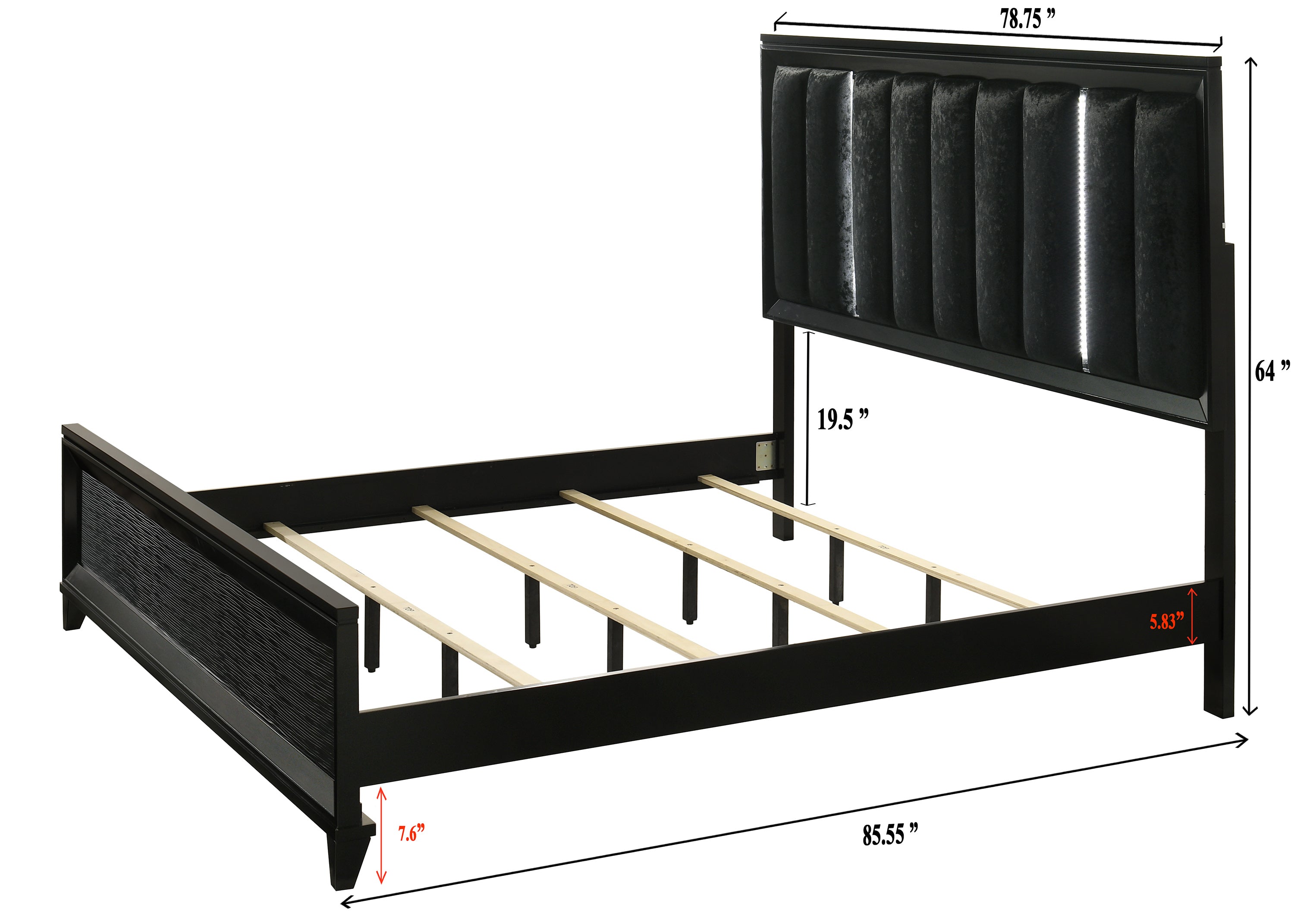 CRESSIDA B7350K (3-Piece Bedroom Set)