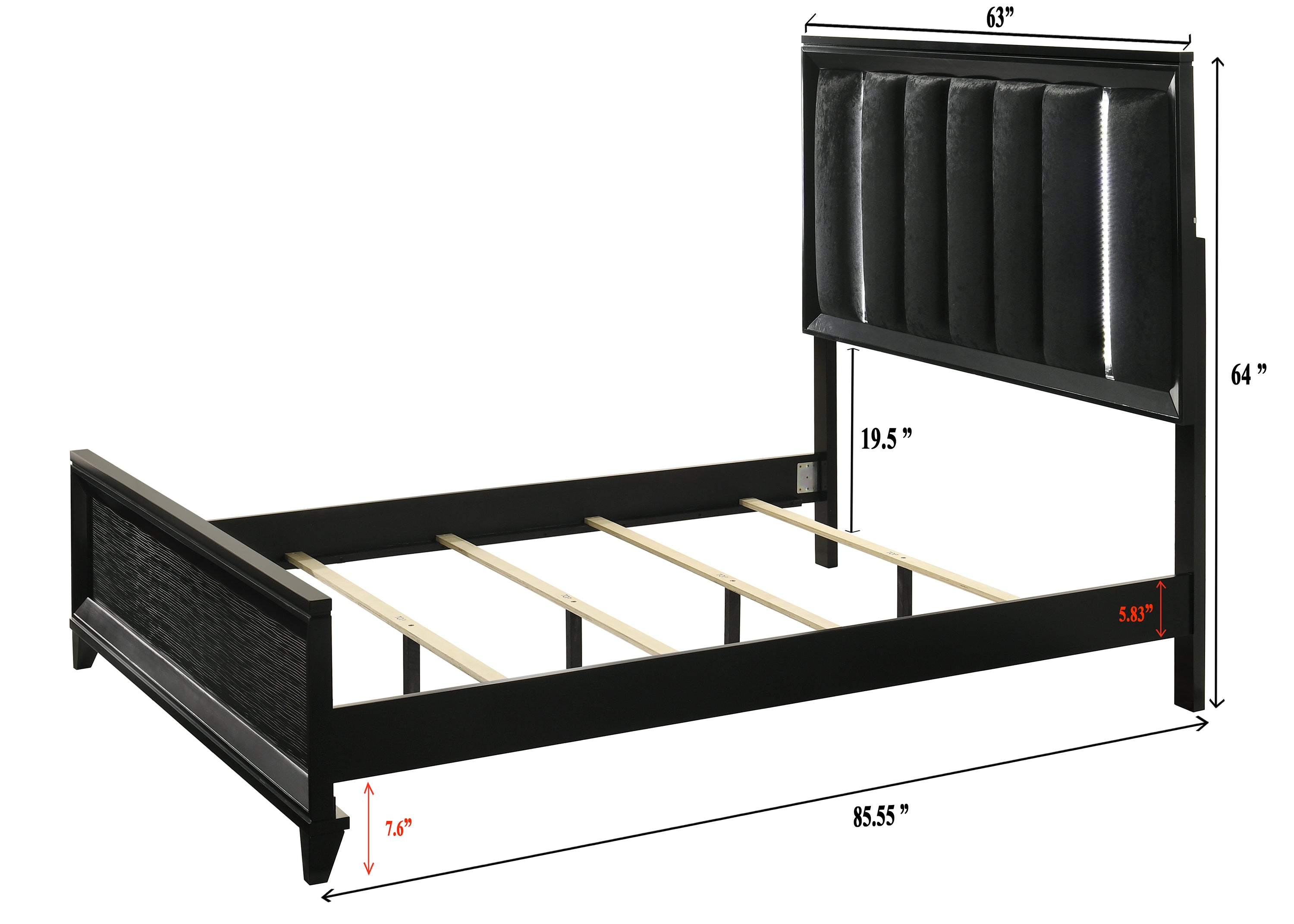 CRESSIDA B7350Q (3-Piece Bedroom Set)