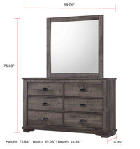 CORALEE B8100K-5P (7-Piece Bedroom Set)
