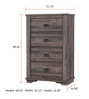 CORALEE B8100K-5P (7-Piece Bedroom Set)