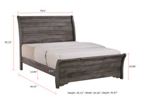 CORALEE B8100K-4P (6-Piece Bedroom Set)
