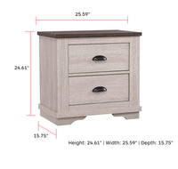 CORALEE B8130Q-5P (7-Piece Bedroom Set)