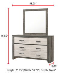 RHETT SETB8170 (6-Piece Bedroom Set)