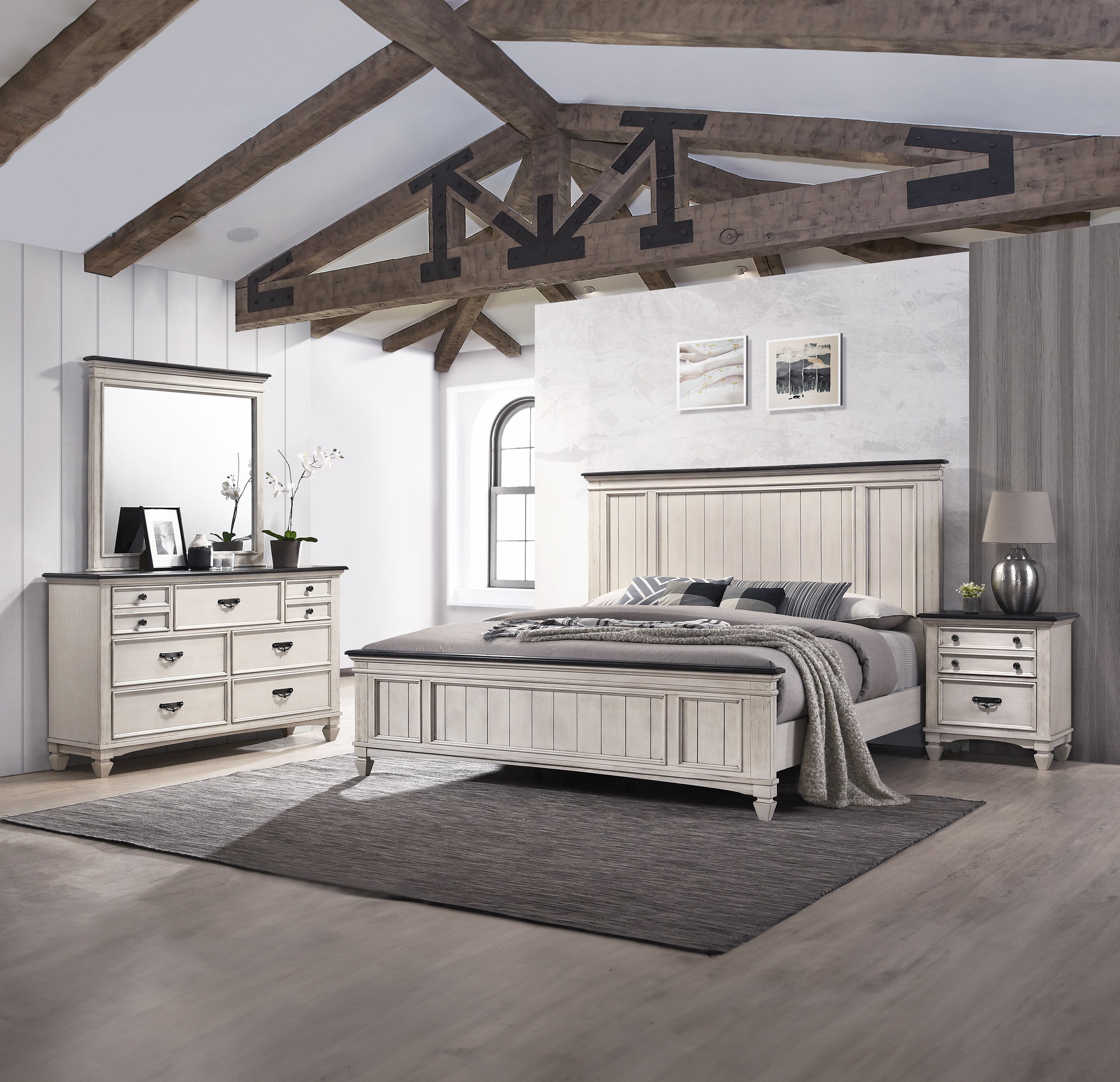 SAWYER B9100K-5P (6-Piece Bedroom Set)