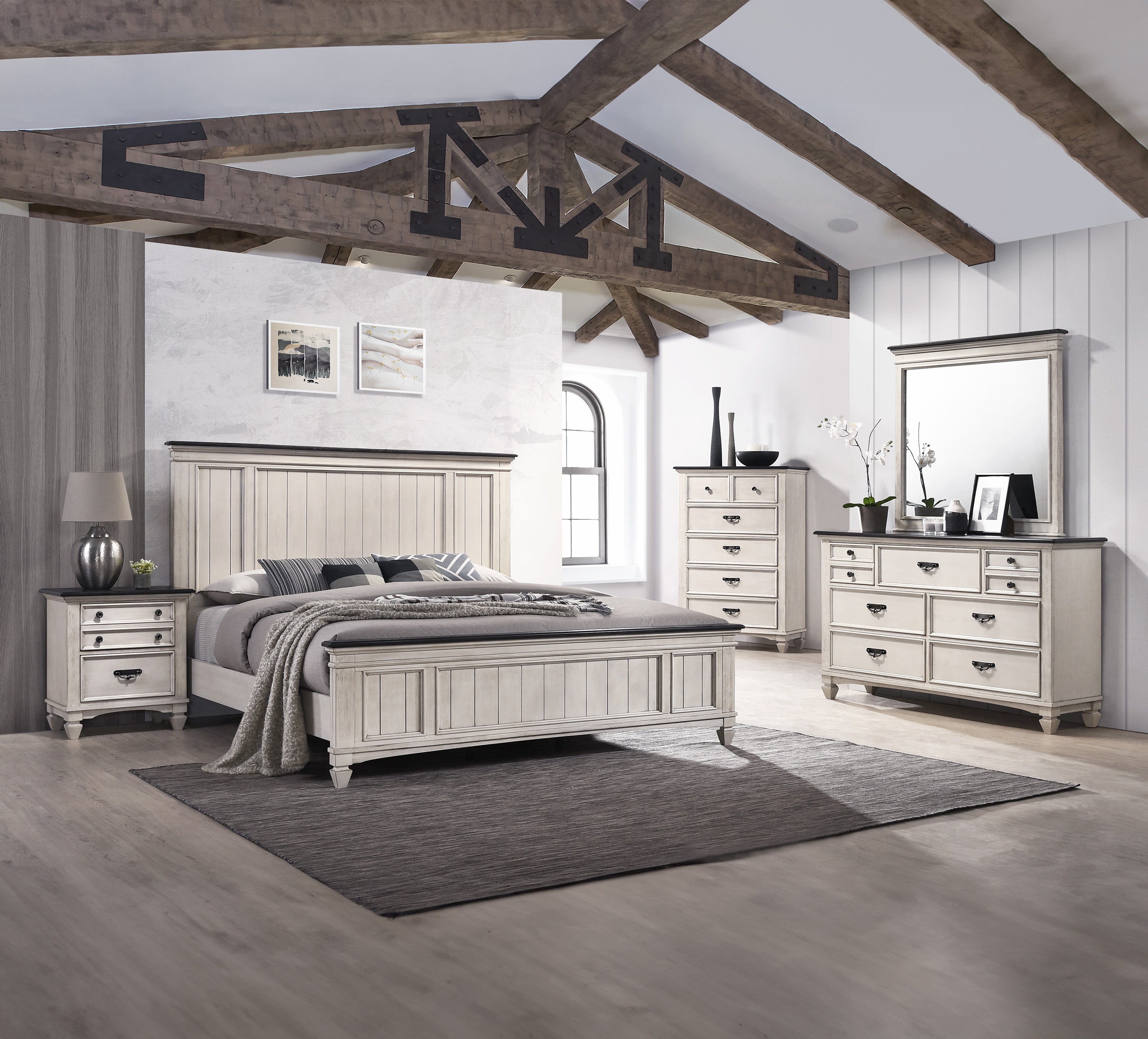 SAWYER B9100Q-4P (5-Piece Bedroom Set)