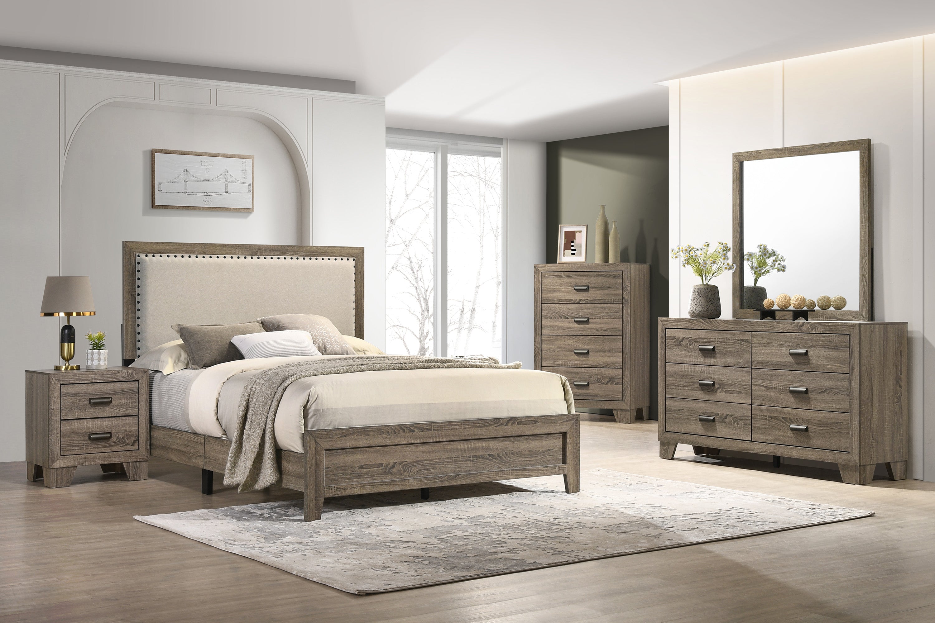 MILLIE B9205T-4P (4-Piece Bedroom Set)