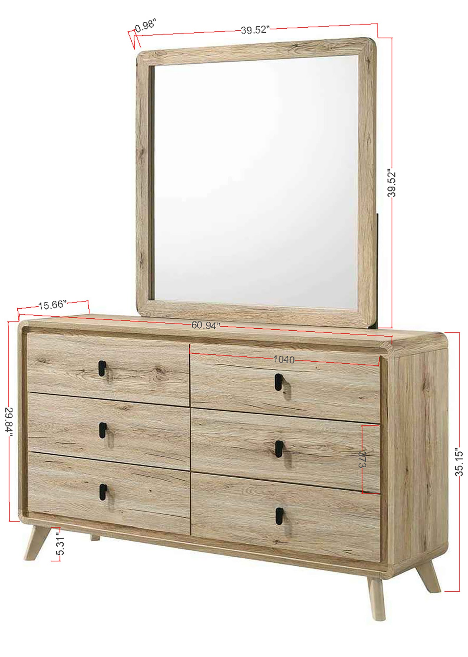DAWSON SETB9240 (7-Piece Bedroom Set)