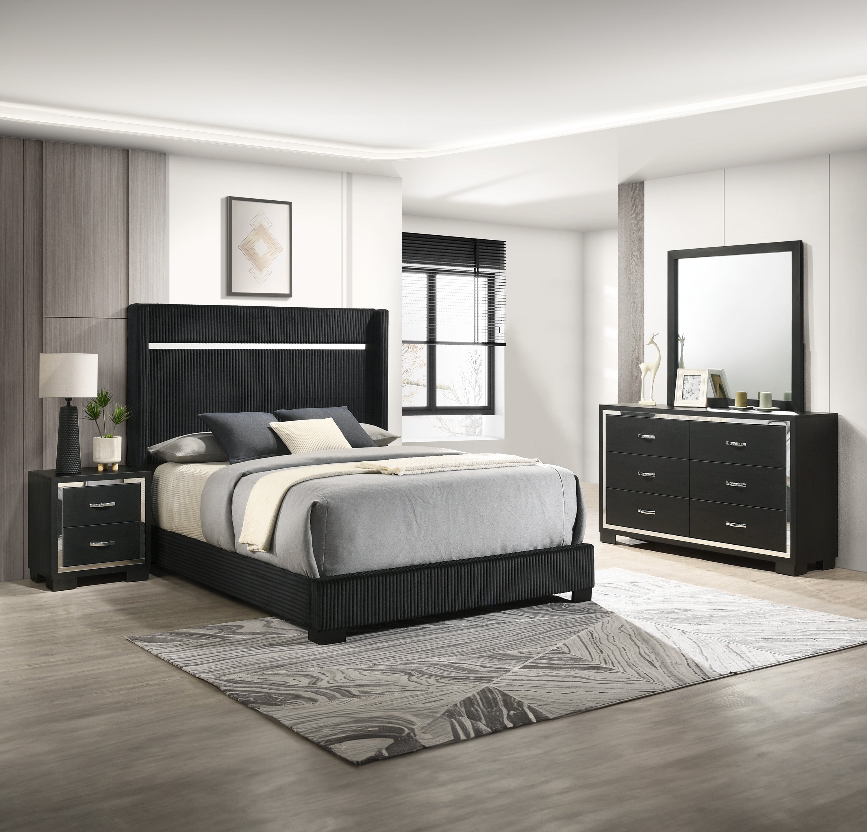 GENNRO B9295K-4P (5-Piece Bedroom Set)