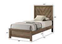 VALOR B9332T-4P (5-Piece Bedroom Set)