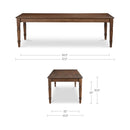 Russet Dining Table Brown