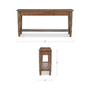 Russet Console Table Brown