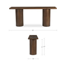 Hadley Console Table Warm Brown