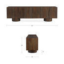 Hadley Media Unit Warm Brown