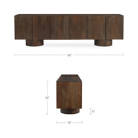 Hadley Media Unit Warm Brown