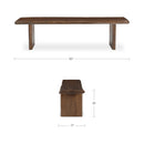 Lila Dining Bench Large Brown