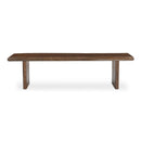 Lila Dining Bench Large Brown