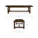 Wilson Dining Table Large Warm Brown