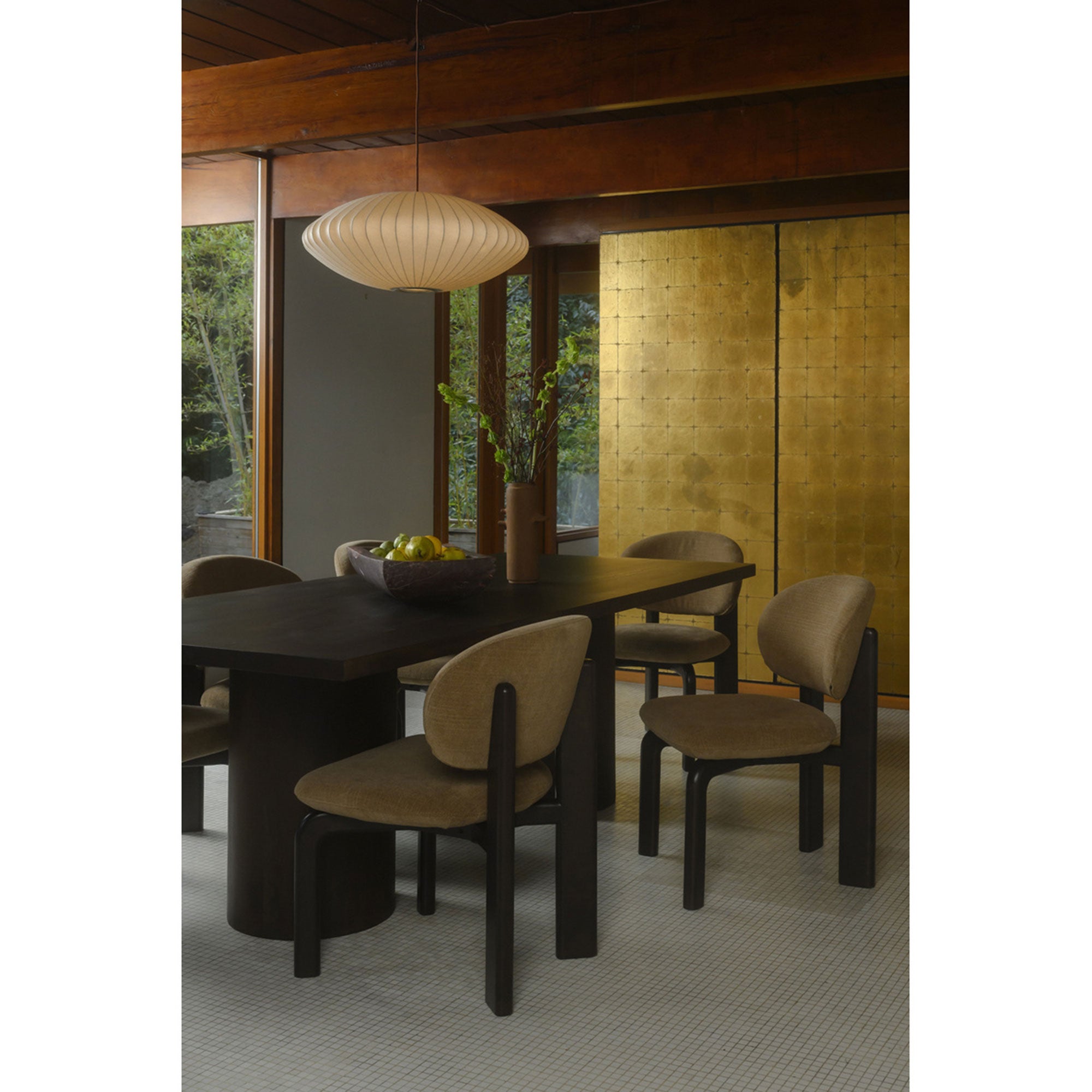 Hadley Dining Table Small Warm Brown