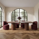 Hadley Dining Table Large Warm Brown