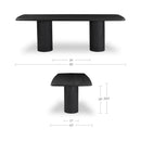 Daphne Dining Table Large Black