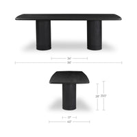 Daphne Dining Table Large Black