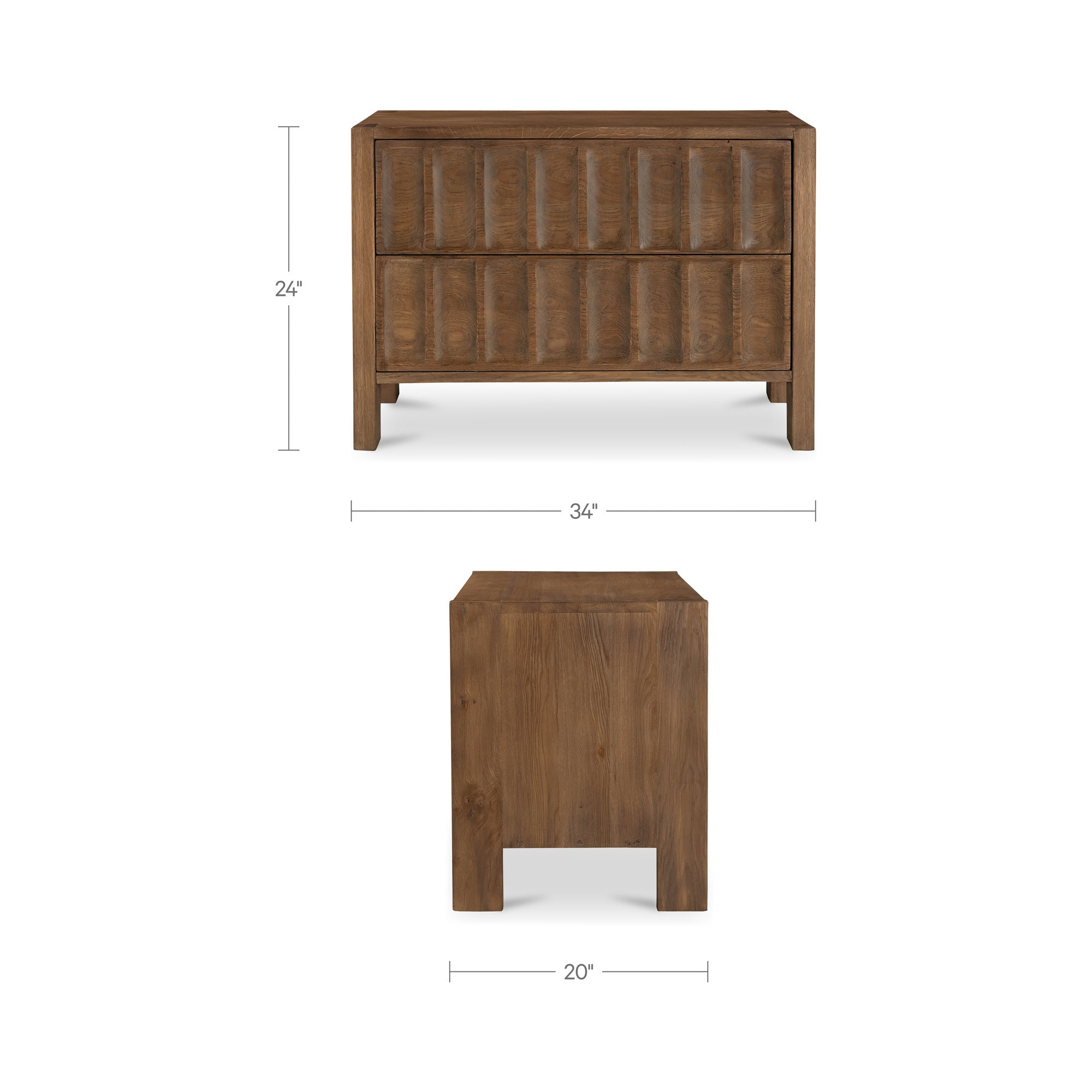 Roland Nightstand Brown