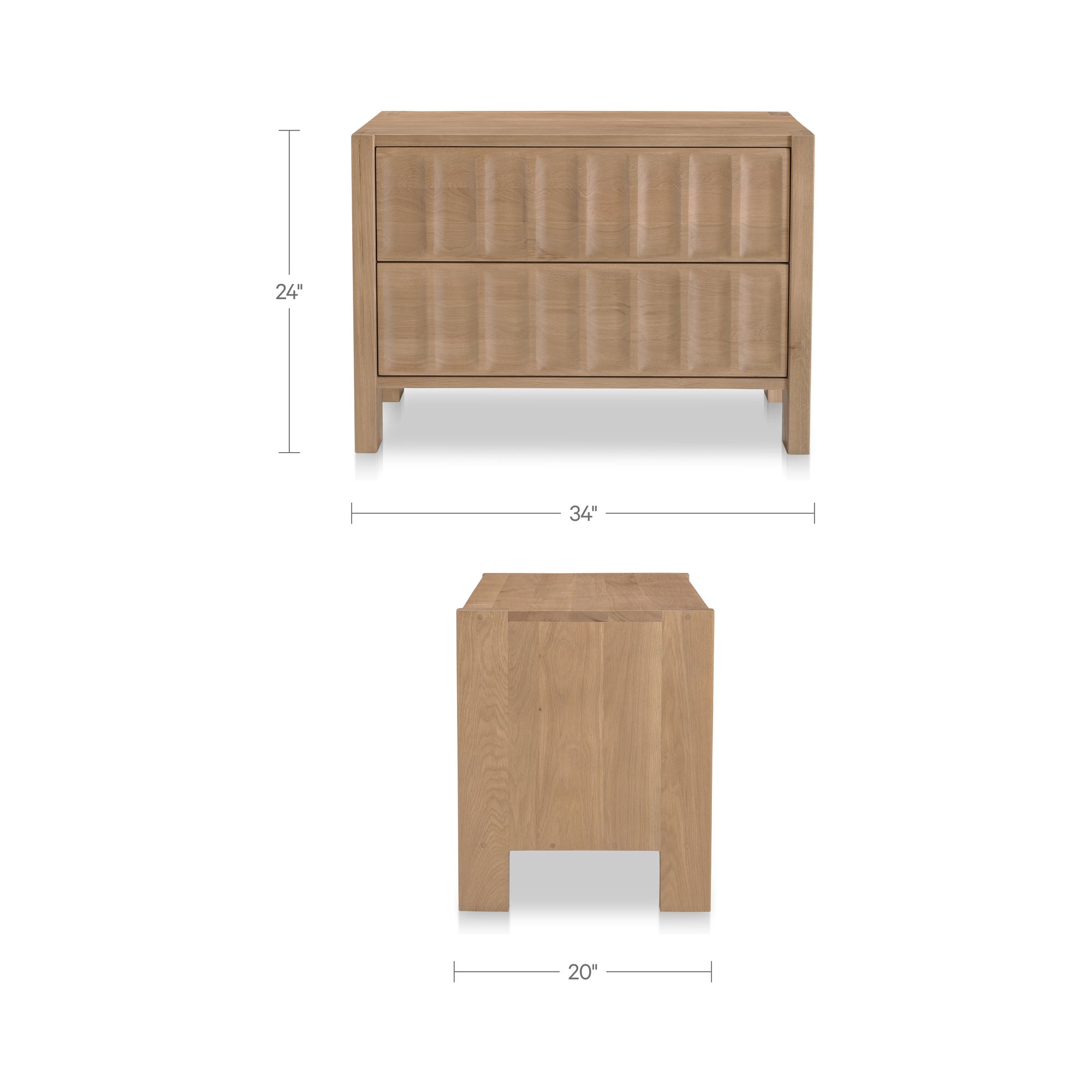 Roland Nightstand Natural