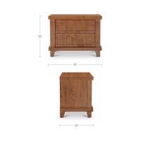 Enya Nightstand Red Oak