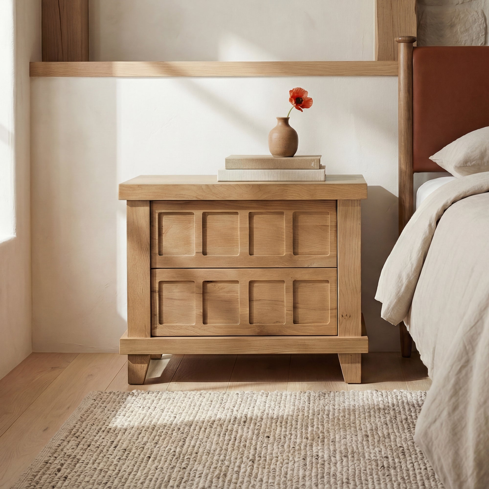 Enya Nightstand Natural Oak
