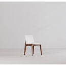 Deco Dining Chair Cream White PVC - Set Of Two
