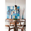 Deco Dining Chair Cream White PVC - Set Of Two