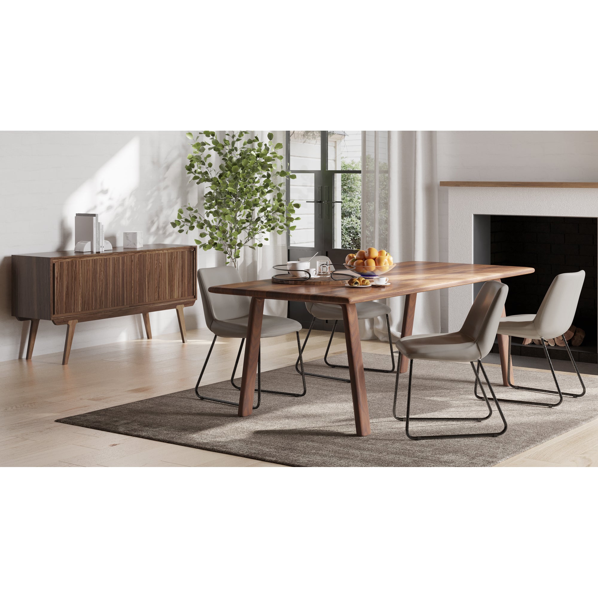 Malibu Dining Table Walnut