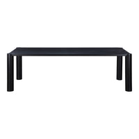 Post Large Dining Table Black