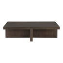 Folke Rectangular Coffee Table Dark Brown