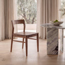 Owing Dining Chair Walnut Brown - Set Of Two