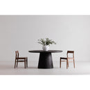 Owing Dining Chair Walnut Brown - Set Of Two