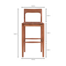 Owing Barstool Walnut Brown